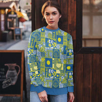 Palau Ungil Kurismas Ugly Christmas Sweater Pacific Patchwork Xmas Vibes - Polynesian Pride