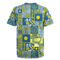 Palau Ungil Kurismas Rugby Jersey Pacific Patchwork Xmas Vibes LT9 - Polynesian Pride