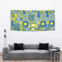 Palau Ungil Kurismas Tapestry Pacific Patchwork Xmas Vibes - Polynesian Pride