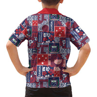 Red Samoa Manuia Le Kerisimasi Hawaiian Shirt Pacific Patchwork Xmas Vibes LT9 - Polynesian Pride