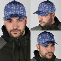 Blue Samoa Manuia Le Kerisimasi Classic Cap Pacific Patchwork Xmas Vibes LT9 - Polynesian Pride