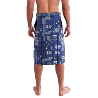 Blue Samoa Manuia Le Kerisimasi Lavalava Pacific Patchwork Xmas Vibes - Polynesian Pride