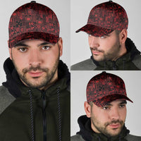 Dark Samoa Manuia Le Kerisimasi Classic Cap Pacific Patchwork Xmas Vibes LT9 - Polynesian Pride