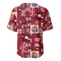 Tahiti Oaoa I Teie Noera Baseball Jersey Pacific Patchwork Xmas Vibes LT9 - Polynesian Pride