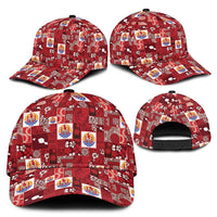 Tahiti Oaoa I Teie Noera Classic Cap Pacific Patchwork Xmas Vibes LT9 - Polynesian Pride