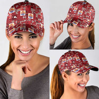 Tahiti Oaoa I Teie Noera Classic Cap Pacific Patchwork Xmas Vibes LT9 - Polynesian Pride