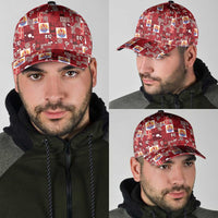 Tahiti Oaoa I Teie Noera Classic Cap Pacific Patchwork Xmas Vibes LT9 - Polynesian Pride