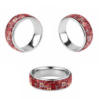 Tahiti Oaoa I Teie Noera Classic Ring Pacific Patchwork Xmas Vibes - Polynesian Pride