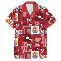 Tahiti Oaoa I Teie Noera Family Matching Mermaid Dress and Hawaiian Shirt Pacific Patchwork Xmas Vibes - Polynesian Pride