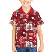 Tahiti Oaoa I Teie Noera Family Matching Mermaid Dress and Hawaiian Shirt Pacific Patchwork Xmas Vibes - Polynesian Pride