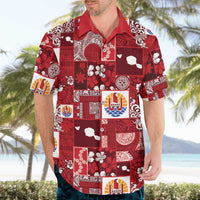 Tahiti Oaoa I Teie Noera Hawaiian Shirt Pacific Patchwork Xmas Vibes LT9 - Polynesian Pride