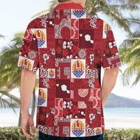 Tahiti Oaoa I Teie Noera Hawaiian Shirt Pacific Patchwork Xmas Vibes LT9 - Polynesian Pride