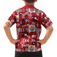 Tahiti Oaoa I Teie Noera Kid Hawaiian Shirt Pacific Patchwork Xmas Vibes - Polynesian Pride
