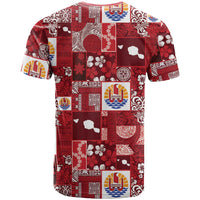 Tahiti Oaoa I Teie Noera T Shirt Pacific Patchwork Xmas Vibes LT9 - Polynesian Pride