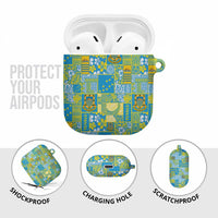 Tuvalu Manuia te Kilisimasi AirPods Case Pacific Patchwork Xmas Vibes LT9 - Polynesian Pride
