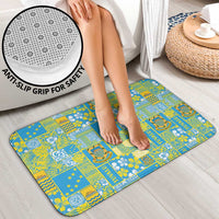 Tuvalu Manuia te Kilisimasi Bathroom Set Pacific Patchwork Xmas Vibes - Polynesian Pride