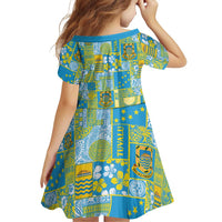 Tuvalu Manuia te Kilisimasi Family Matching Long Sleeve Bodycon Dress and Hawaiian Shirt Pacific Patchwork Xmas Vibes - Polynesian Pride