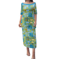 Tuvalu Manuia te Kilisimasi Family Matching Puletasi and Hawaiian Shirt Pacific Patchwork Xmas Vibes - Polynesian Pride