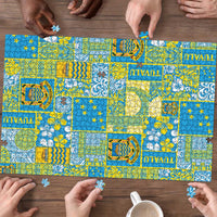 Tuvalu Manuia te Kilisimasi Puzzle Pacific Patchwork Xmas Vibes - Polynesian Pride