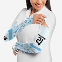 Fiji Football Custom Arm Sleeves Bula Boys Go Champions - Polynesian Pride