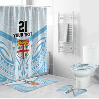 Fiji Football Custom Bathroom Set Bula Boys Go Champions - Polynesian Pride