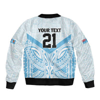 Fiji Football Custom Bomber Jacket Bula Boys Go Champions
