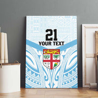 Fiji Football Custom Canvas Wall Art Bula Boys Go Champions
