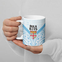 Fiji Football Custom Ceramic Mug Bula Boys Go Champions LT9 - Polynesian Pride