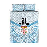 Fiji Football Custom Quilt Bed Set Bula Boys Go Champions