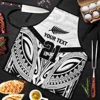 New Zealand Football Custom Apron All White Fern Go Champions - Polynesian Pride