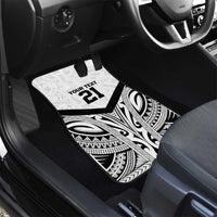 New Zealand Football Custom Car Mats All White Fern Go Champions