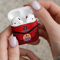 Tahiti Football Custom AirPods Case Toa Aito Go Champions LT9 - Polynesian Pride