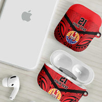 Tahiti Football Custom AirPods Case Toa Aito Go Champions LT9 - Polynesian Pride