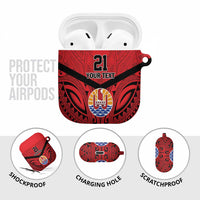 Tahiti Football Custom AirPods Case Toa Aito Go Champions LT9 - Polynesian Pride