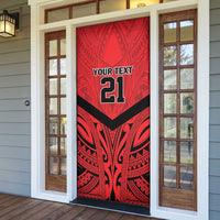 Tahiti Football Custom Door Cover Toa Aito Go Champions - Polynesian Pride