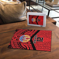Tahiti Football Custom Puzzle Toa Aito Go Champions - Polynesian Pride