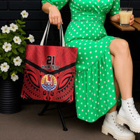 Tahiti Football Custom Tote Bag Toa Aito Go Champions - Polynesian Pride