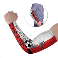 New Caledonia-Tahiti Football Custom Arm Sleeves Together Go Champions - Polynesian Pride