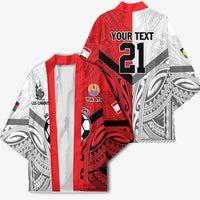 New Caledonia-Tahiti Football Custom Kimono Together Go Champions - Polynesian Pride