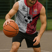 New Caledonia-Tahiti Football Custom Sleeveless Hoodie Together Go Champions - Polynesian Pride