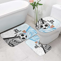 New Zealand-Fiji Football Custom Bathroom Set Together Go Champions - Polynesian Pride