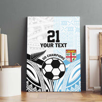 New Zealand-Fiji Football Custom Canvas Wall Art Together Go Champions
