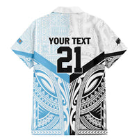 New Zealand-Fiji Football Custom Family Matching Mermaid Dress and Hawaiian Shirt Together Go Champions