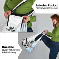 New Zealand-Fiji Football Custom Grocery Bag Together Go Champions