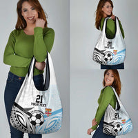 New Zealand-Fiji Football Custom Grocery Bag Together Go Champions