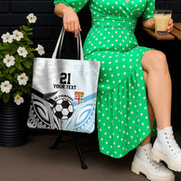New Zealand-Fiji Football Custom Tote Bag Together Go Champions - Polynesian Pride