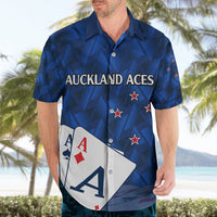 New Zealand Cricket Hawaiian Shirt Auckland Aces Sporty Style LT9 - Polynesian Pride