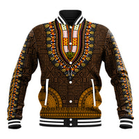 African Dashiki Baseball Jacket With Tapa Pattern - Gold LT9 Unisex Gold - Polynesian Pride