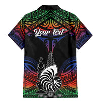 Personalised New Caledonia All Saints Day Family Matching Mermaid Dress and Hawaiian Shirt Candle Light with Polynesian Style