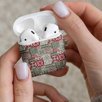 Mele Kalikimaka Hawaii Christmas AirPods Case Aloha Spirit with Hawaiian Quilt Pattern LT9 - Polynesian Pride